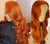 WIG Orange #350 (Straight, Body Wave & Curly)