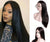 WIG Lace Front Straight Black 1B